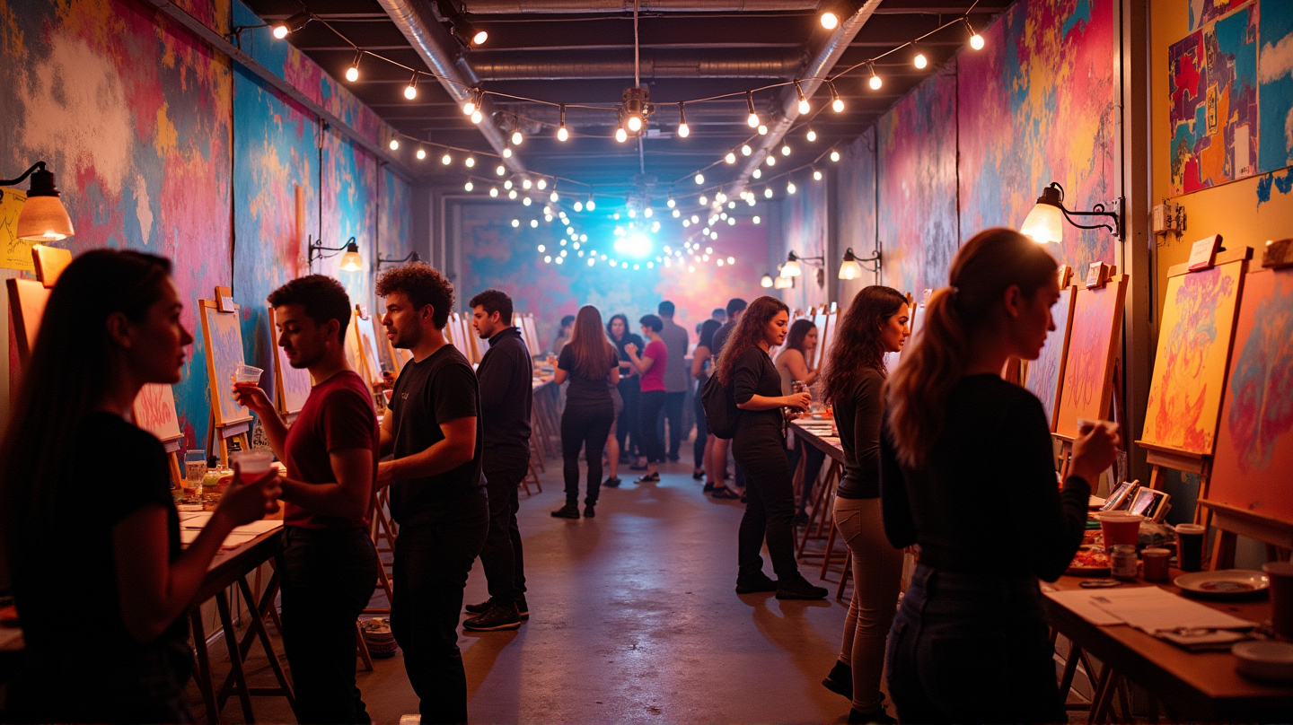 Sip & Paint s Ninou Molloy: Odomknite svoju kreativitu v New Yorku