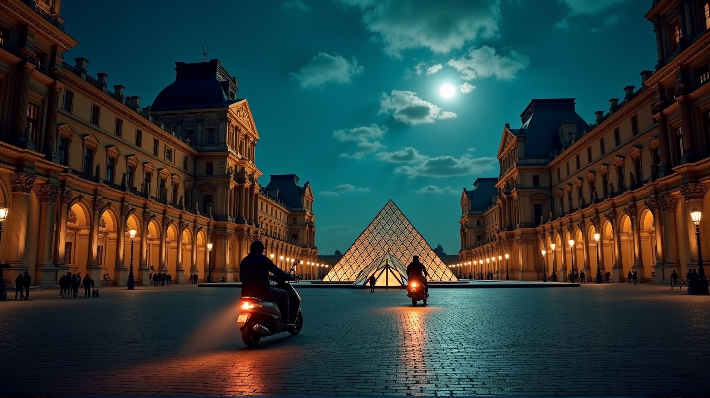 Dramatická lúpež odhalená: Bývalý strážca Louvre a influencer zatknutý