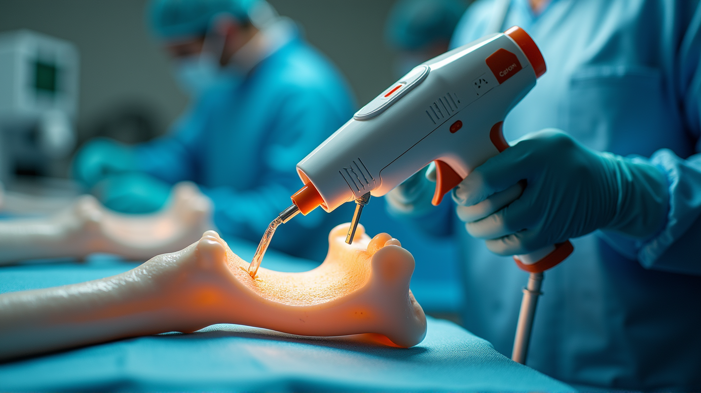 Lepiaca pištoľ sa mení na liečiteľa: Objavuje sa revolučná technológia na opravu kostí