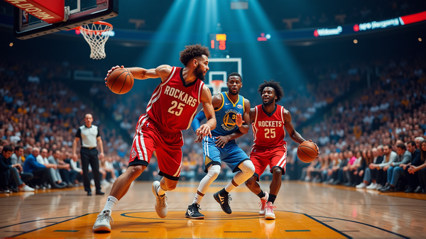 Sledujte živé zápasy playoff medzi Warriors a Rockets!