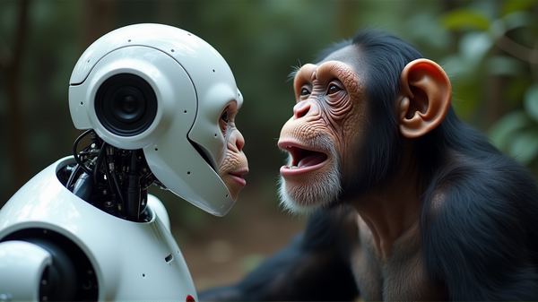 Šimpanzy Napodobňujú Roboty: Tajomstvo Zívania Rozuzlené