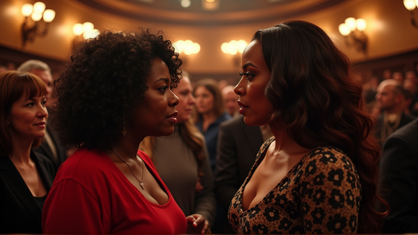 Nečakaná Dráma: Napäté Stretnutie Sherri Shepherd s Niou Long na 'Othellovi'