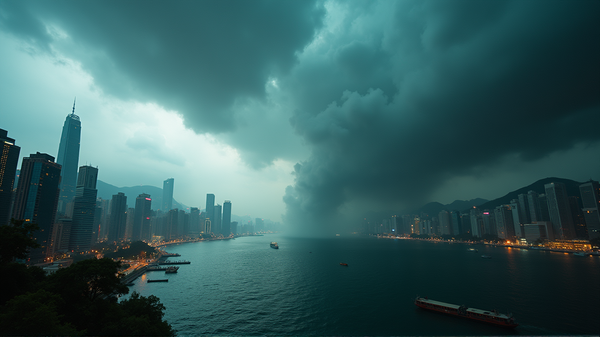 Tajfún Wipha spustil najvyššie varovanie pred búrkou v Hongkongu