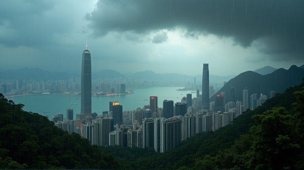 Tajfún Wipha slabne: Hongkong signal T10 zníži