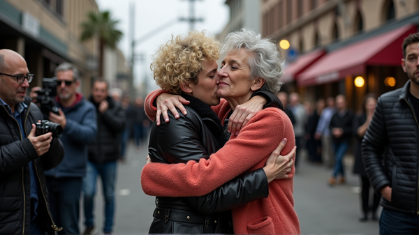 Denise Welch a Matty Healy: Dojemné znovusetkánie na ulici uprostred kritiky od fanúšikov Swiftovej