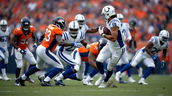 Vychutnajte Si Každý Okamih: Sústredný Zápas Broncos proti Colts Už Túto Nedeľu!
