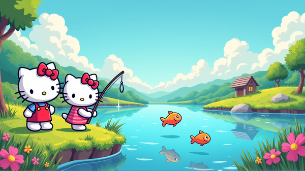 Ponorte sa do dobrodružstva: Odomknite Fish Derby v Hello Kitty Island Adventure