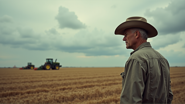 Blíži sa Pomoc Farmárom tvárou v tvár Obchodnému Napätie