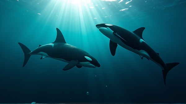 Orky odhaľujú geniálne taktiky: Otočenie mladých veľkých bielych žralokov hore nohami na hostinu